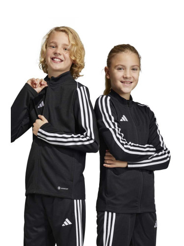 Детски суичър adidas Performance TIRO23L TR JKTY в черно с десен