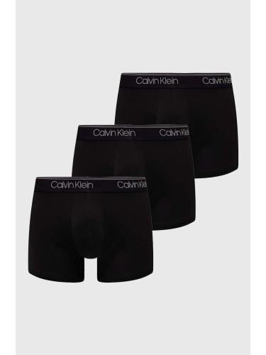 Боксерки Calvin Klein Underwear (3 броя) в черно 000NB2569A