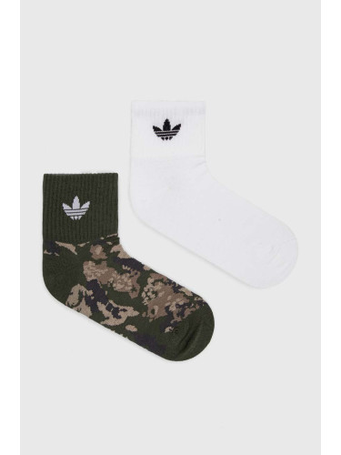 Чорапи adidas Originals (2 чифта) в бяло