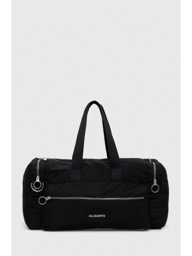 Чанта AllSaints SOMA HOLDALL в черно