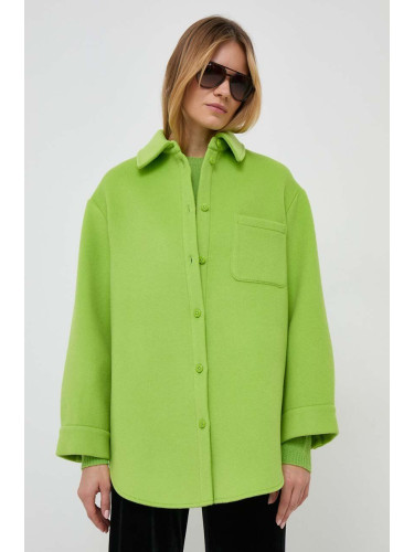 Яке тип риза MAX&Co. x Anna Dello Russo в зелено преходен модел с уголемена кройка