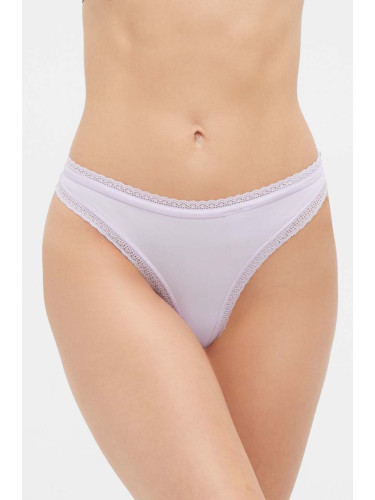 Прашки Calvin Klein Underwear в лилаво 000QD3763E