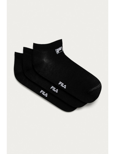 Чорапи Fila (3-pack) в черно