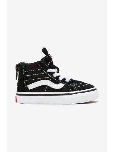 Детски ниски кецове Vans VN000XG5 TD SK8-Hi Zip в черно