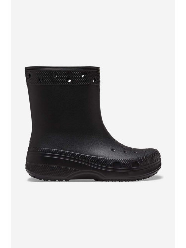 Гумени ботуши Crocs Classic Rain Boot в черно