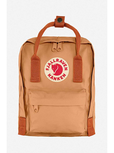 Раница Fjallraven Kanken Mini в оранжево голям размер с изчистен дизайн