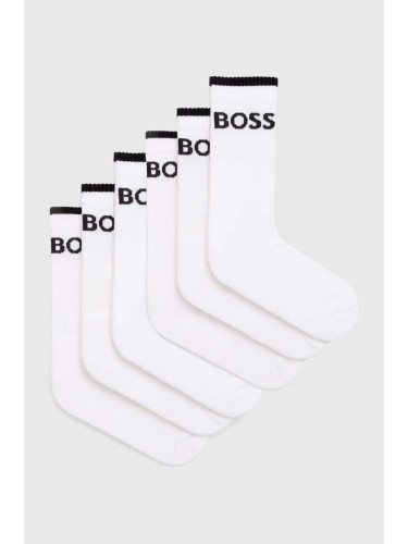 Чорапи BOSS (6 броя) в бяло 50510168