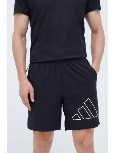 Къс панталон за трениране adidas Performance Train Icons Big Logo в черно