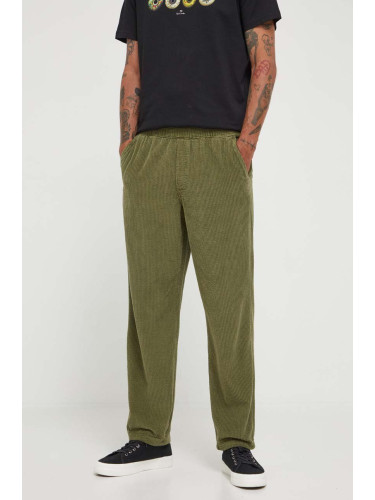 Джинсов панталон American Vintage в зелено със стандартна кройка
