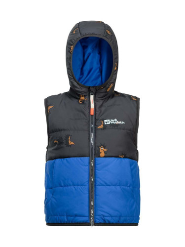 Детски елек Jack Wolfskin GLEEL INS в синьо