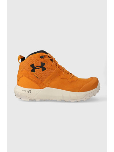 Обувки Under Armour Micro G Valsetz Trek Mid WP в оранжево