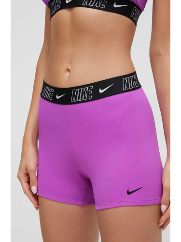 Плувни шорти Nike Logo Tape в лилаво