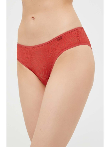 Бикини Calvin Klein Underwear в червено 000QF6879E