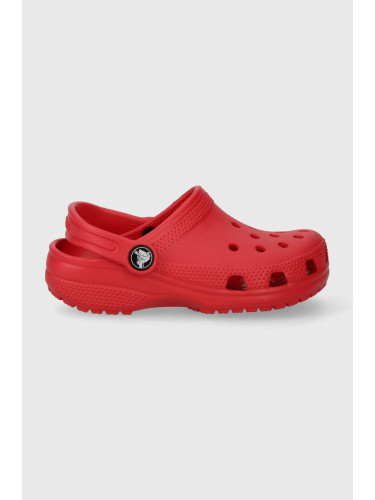 Детски чехли Crocs в червено