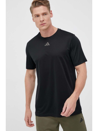 Тениска за трениране adidas Performance HIIT Slg в черно с принт