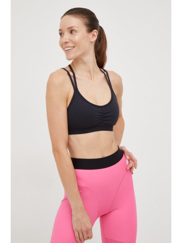 Сутиен за йога adidas Performance Yoga Essentials в черно с изчистен дизайн