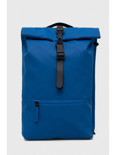 Раница Rains 13320 Backpacks в синьо голям размер с изчистен дизайн