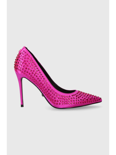 Обувки с тънък ток Guess SABALIAY в розово FL8SAY SAT08