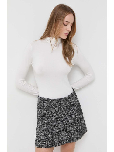 Пуловер MAX&Co. дамски в бяло от лека материя с поло