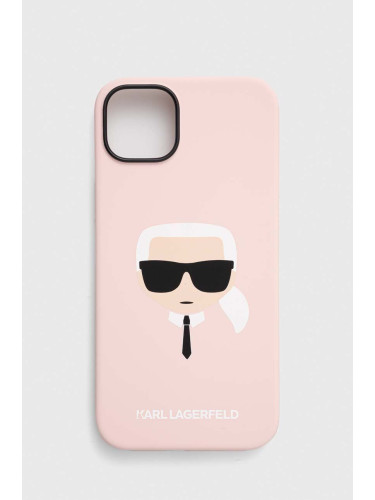 Кейс за телефон Karl Lagerfeld iPhone 14 Plus 6,7 в розово