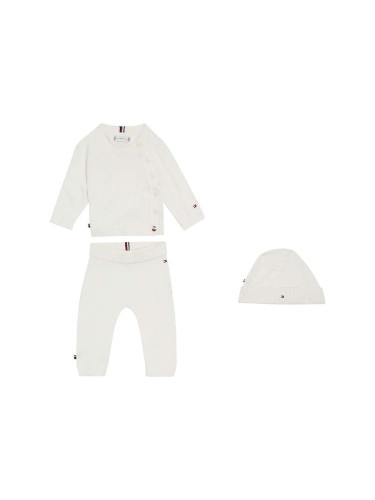 Комплект за бебета Tommy Hilfiger в бяло