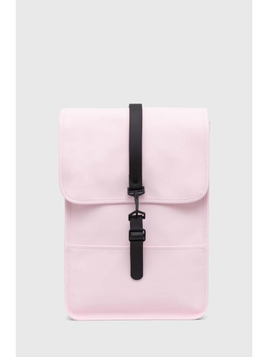 Раница Rains 13020 Backpacks в розово голям размер с изчистен дизайн