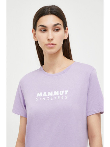 Спортна тениска Mammut Core в лилаво