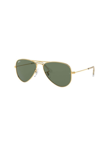 Детски слънчеви очила Ray-Ban Junior Aviator в зелено 0RJ9506S