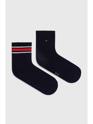 Чорапи Tommy Hilfiger (2 броя) в тъмносиньо