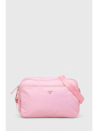 Детска чанта Guess в розово