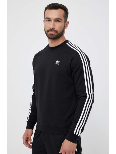 Суичър adidas Originals в черно с апликация