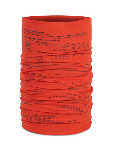 Кръгъл шал Buff Reflective DryFlx в оранжево с десен