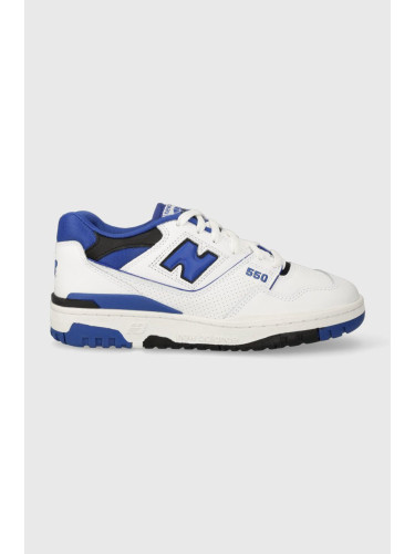 Кожени маратонки New Balance BB550SN1 в бяло