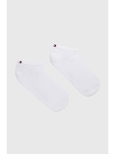 Чорапи Tommy Hilfiger (4 броя) в бяло
