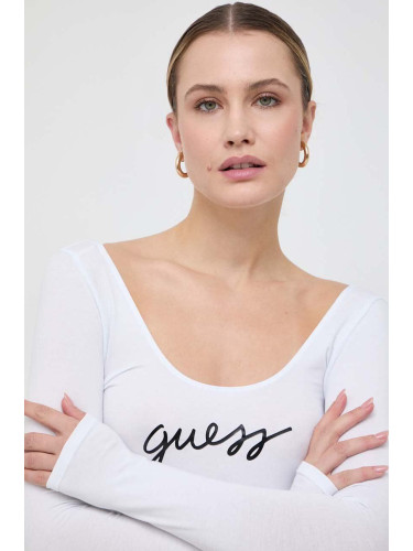 Боди Guess CARRIE дамско в бяло O3BM03 KBBU1