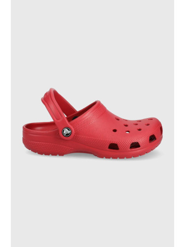 Чехли Crocs в червено