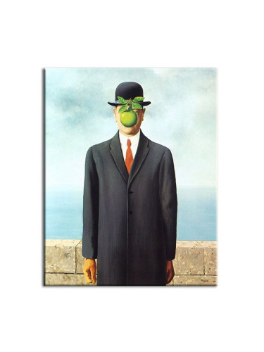 Репродукция Rene Magritte, The Son of Man 40x50 cm