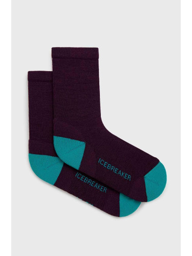 Чорапи Icebreaker Lifestyle Light в лилаво