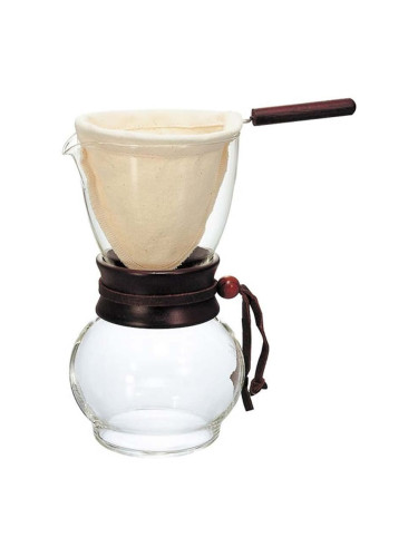 Комплект за приготвяне на филтрирано кафе Hario Woodneck Drip Pot 3 Cup