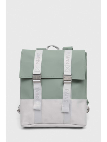 Раница Rains 14310 Backpacks в зелено голям размер с изчистен дизайн
