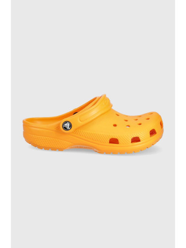 Чехли Crocs в оранжево