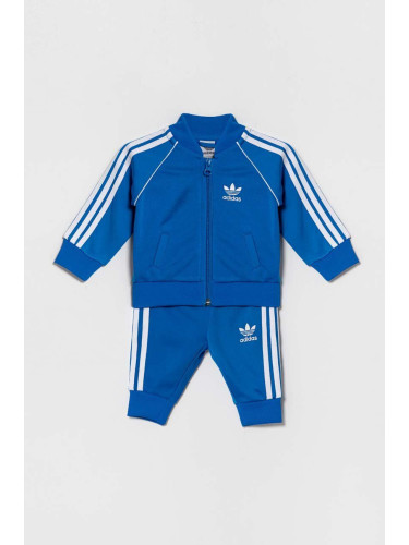 Детски анцуг adidas Originals в синьо