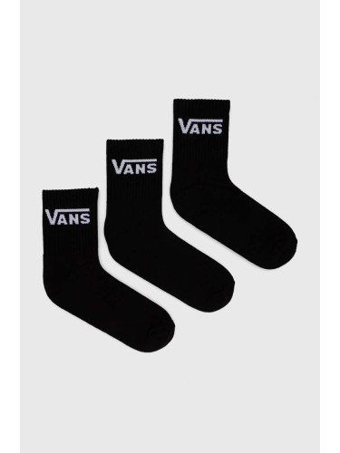 Чорапи Vans (3 броя) в черно