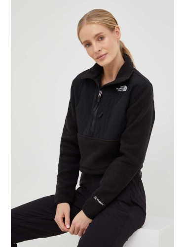 Суичър The North Face Womens Denali Cropped Fleece в черно NF0A7WXYJK31