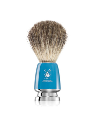 Mühle RYTMO Pure Badger четка за бръснене с косми от язовец Blue Resin 1 бр.