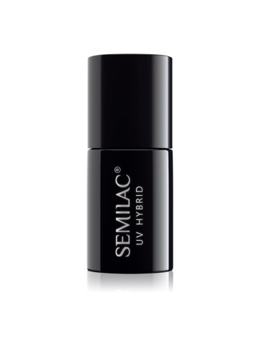 Semilac UV Hybrid Shimmer гел лак за нокти цвят 292 Silver Shimmer 7 мл.