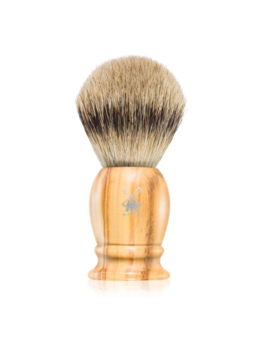 Mühle CLASSIC Silvertip Badger Olive Wood четка за бръснене с косми от язовец Medium 1 бр.