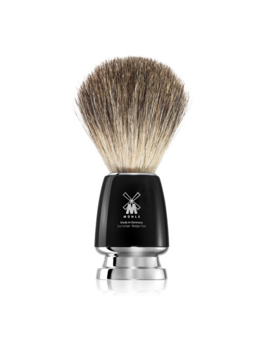 Mühle RYTMO Pure Badger четка за бръснене с косми от язовец Black Resin 1 бр.