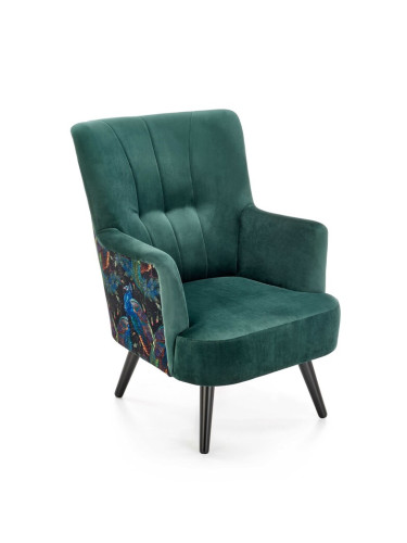 Кадифено кресло - зелено