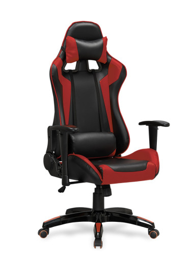 Офис кресло - черно/червено